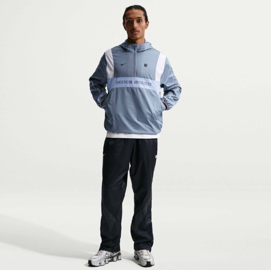 Яке Nike Sportswear Shox Woven Half-Zip Jacket Ashen Slate - Image 3