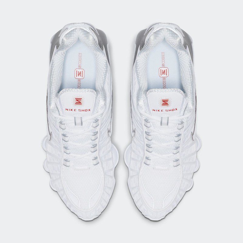 Обувки Nike Shox TL White/Metallic Silver - Image 4