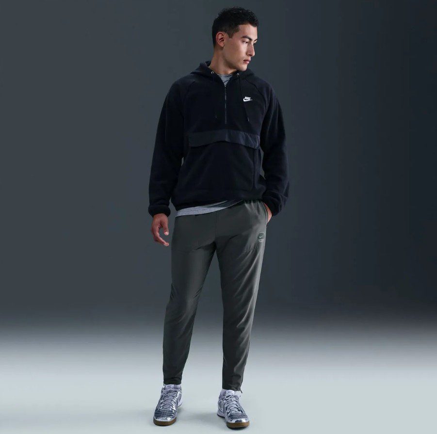 Мъжки панталон Nike Sportswear Woven Air Run Dark Grey - Image 2