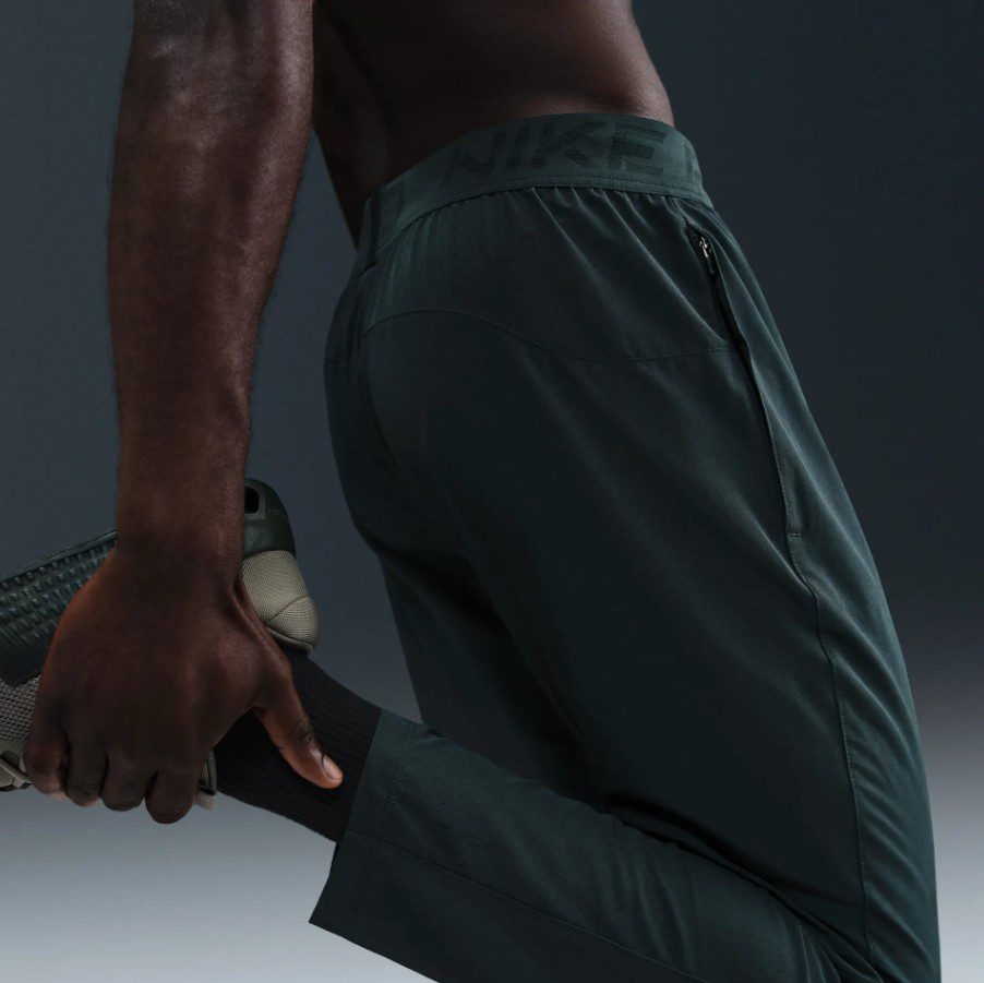 Мъжки панталон Nike Pro Dri-FIT Trousers Seaweed/Black - Image 3