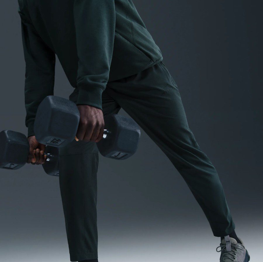 Мъжки панталон Nike Pro Dri-FIT Trousers Seaweed/Black - Image 2