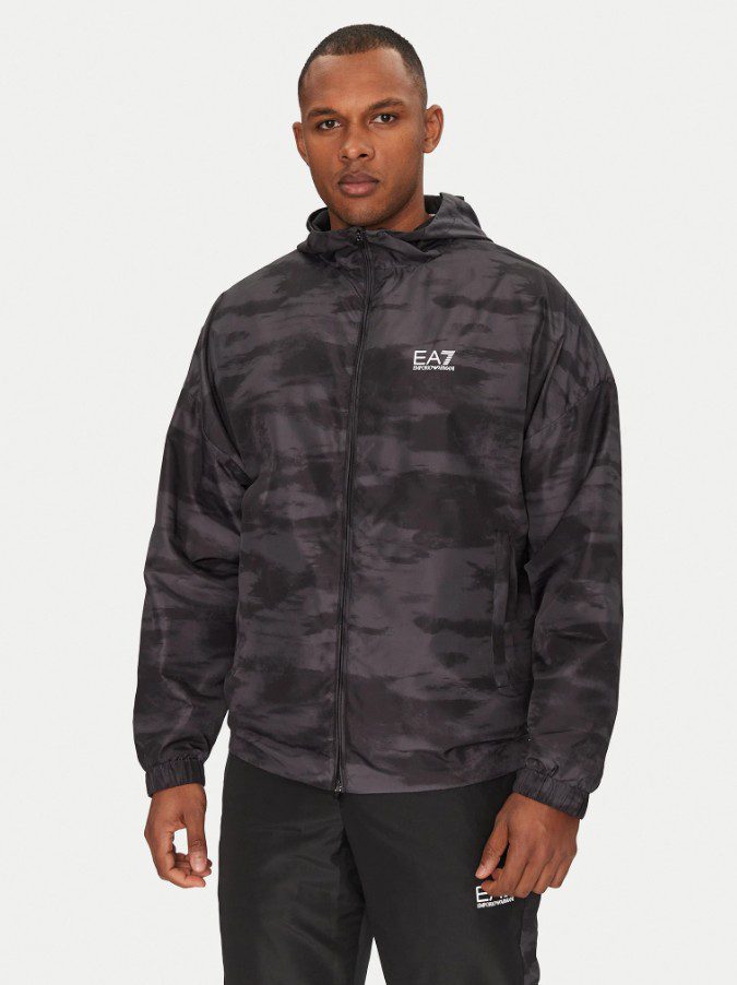 Мъжки екип EA7 Emporio Armani Black/Grey - Image 3