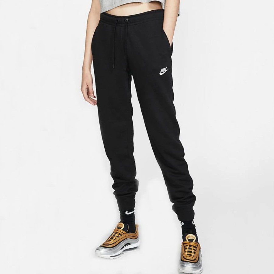Дамски панталон Nike Sportswear Essential Fleece Pants Black