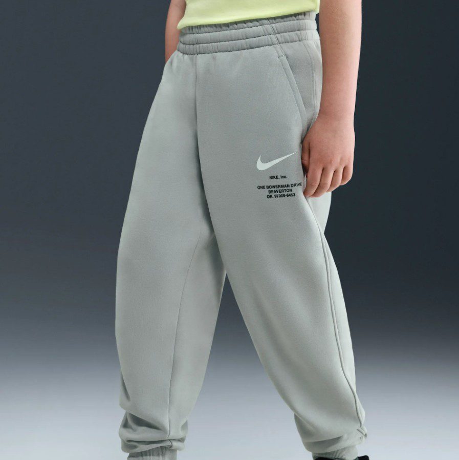 Детски Екип Nike Swoosh Athletics Tracksuit Grey - Image 4