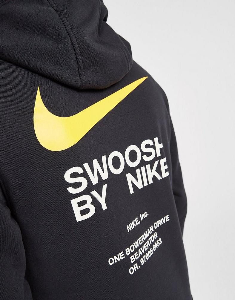 Детски Екип Nike Swoosh Athletics Tracksuit Black/Gold - Image 5