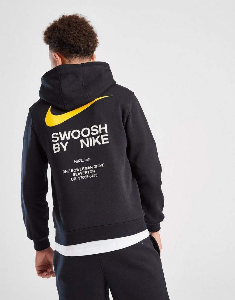 Детски Екип Nike Swoosh Athletics Tracksuit Black/Gold - Image 6