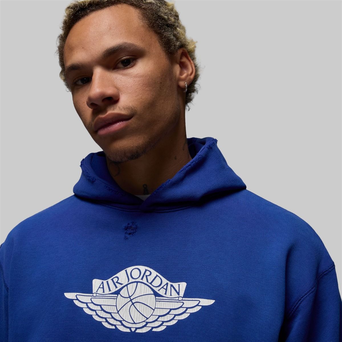 Суитшърт Jordan Rare Air Fleece Pullover Hoodie Deep Royal - Image 3
