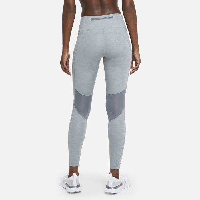 Клин Nike Epic Fast Mid-Rise Pocket Running Leggings Smoke Grey - Image 2