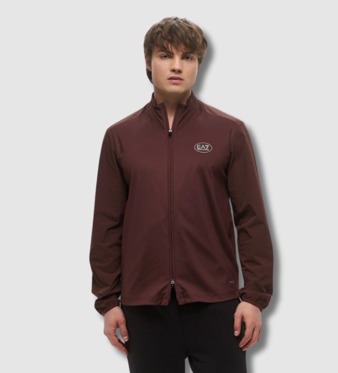 Горнище EA7 Emporio Armani Ventus7 Light Jacket Brown