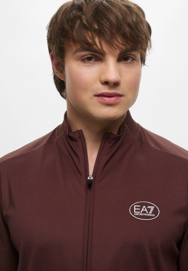 Горнище EA7 Emporio Armani Ventus7 Light Jacket Brown - Image 3